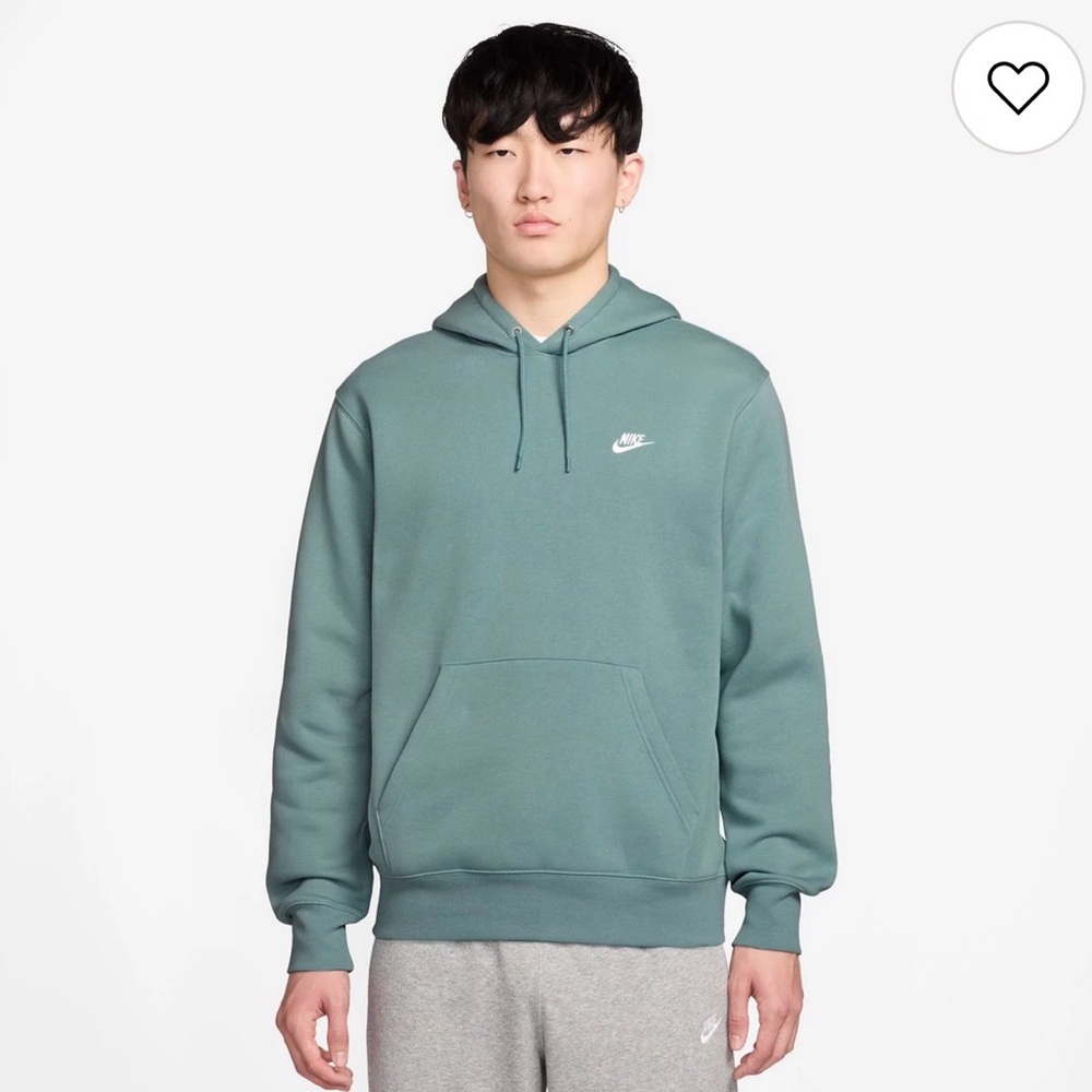 Nike Men's Teal Hoodie